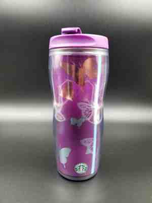 Starbucks 2004 Travel Mug Tumbler 16oz Butterfly 3D  - Sold on eBay Dec, 2nd 2019 for $16.99