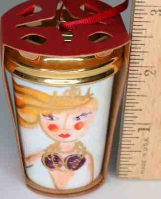 Starbucks 2015 Holiday SIREN ORNAMENT gold TO-GO ceramic HOT cup NWT Christmas - Sold on eBay Dec, 2nd 2019 for $15.95