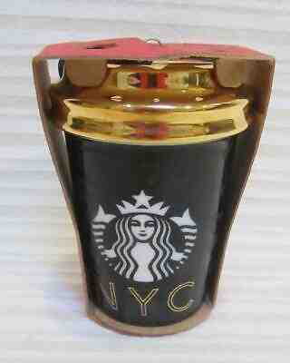 Starbucks New York City Ornament New 2015 Black Gold - Sold on eBay Dec, 2nd 2019 for $15.99