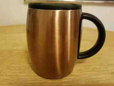 Starbucks 2013 Stainless Steel Copper Barrel Mug, 16 oz. Hard To Find! - Sold on eBay Dec, 2nd 2019 for $29.99