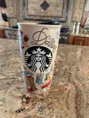 STARBUCKS DALLAS TEXAS 12 Oz Ceramic Tumbler Mug Coffee Cup State Collection NEW - Sold on eBay Dec, 2nd 2019 for $25.00