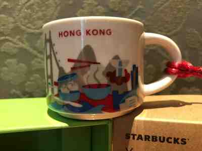Starbucks HONG KONG 2oz Ornament Mug NOT FULL SIZE MUG You Are Here YAH - Sold on eBay Dec, 1st 2019 for $19.95
