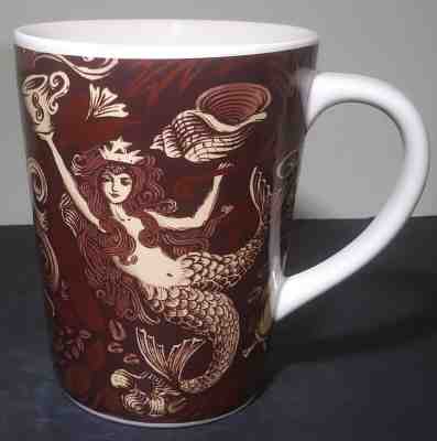 35th Anniversary Starbucks Coffee Mug 13 Fl Oz Brown Cup Split Tail Mermaid 2007 - Sold on eBay Dec, 1st 2019 for $15.99