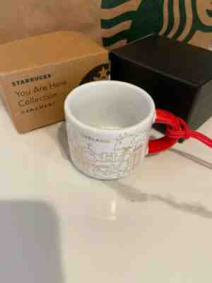 Starbucks England Ornament YAH Demi 2018 Christmas Stonehenge You Are Here 3 oz - Sold on eBay Dec, 1st 2019 for $25.99