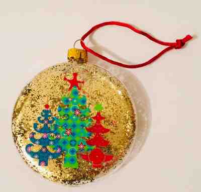 Starbucks Christmas Ornament 2006 Glitter Trees Snow Globe -with box.  - Sold on eBay Dec, 1st 2019 for $33.14