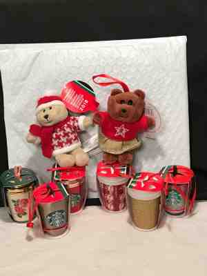 Starbucks 2018 Holiday Christmas Ornament Complete Set of 8 NEW - Sold on eBay Dec, 1st 2019 for $55.00