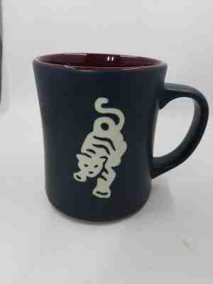 Starbucks 2012 Sumatra Tiger Bone China Coffee Mug Cup Matte Black Maroon 16oz - Sold on eBay Dec, 1st 2019 for $19.88