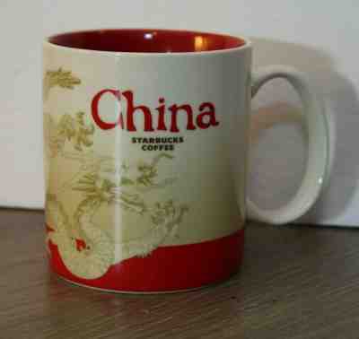 Starbucks Coffee Collector Series 2016 China Mug -Pre-owned 16 oz / 473 ml - Sold on eBay Dec, 4th 2019 for $23.99