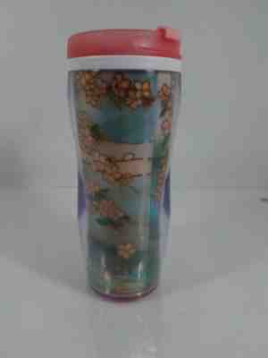 Starbucks Classic Art 12 Oz Tumbler Sakura Lidded Coffee Cup Rubber Bottom - Sold on eBay Dec, 4th 2019 for $18.99