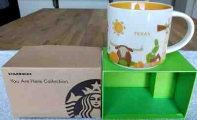 Starbucks Texas "You Are Here" Collection Coffee Mug. New In Box - Sold on eBay Dec, 3rd 2019 for $24.95