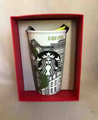 Starbucks BOSTON City Ceramic Travel Cup 12 Oz 2015. NWB! - Sold on eBay Dec, 3rd 2019 for $40.00