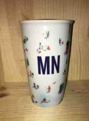 STARBUCKS MINNESOTA CERAMIC DOUBLE WALL 12 OZ Tumbler Rare. - Sold on eBay Dec, 3rd 2019 for $42.99
