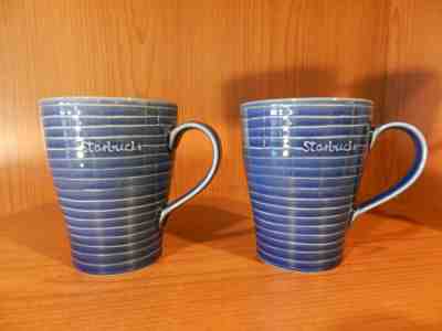 Blue Starbucks Limited Stockholm Design House 2 Cups NO chips. A3 - Sold on eBay Dec, 3rd 2019 for $19.99
