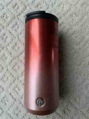 NEW Starbucks Holiday 2019 Red Silver Glitter Ombre Stainless Steel Tumbler 12oz - Sold on eBay Dec, 3rd 2019 for $32.95