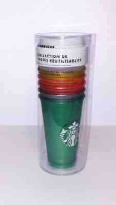 2018 Starbucks Reusable Cup Collection Limited Holiday Tumbler 16 oz - 6 Pack - Sold on eBay Dec, 3rd 2019 for $27.00