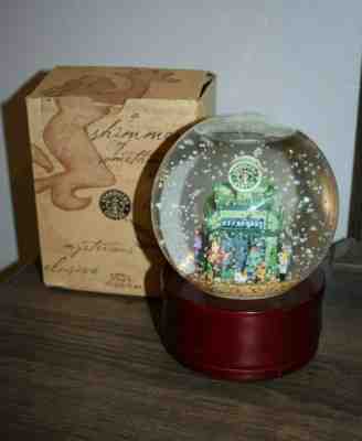 1ST Starbucks Store Seattle Pike Place Market Musical Christmas Snow Globe 6" - Sold on eBay Dec, 3rd 2019 for $45.99