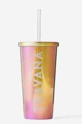 Starbucks Teavana Iridescent Cold Cup 16oz Straw Pink Blue Purple Yellow Orange - Sold on eBay Dec, 3rd 2019 for $26.77