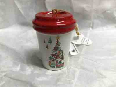 Disney Parks Disneyland Starbucks Castle Travel Tumbler Ornament Ceramic NEW RED - Sold on eBay Dec, 3rd 2019 for $21.99