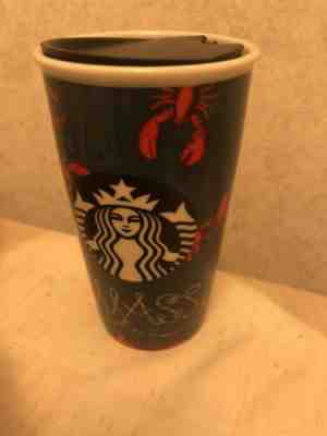Starbucks Limited Edition  BOSTON MASS Hot Tumbler Limited Edition Lobster - Sold on eBay Dec, 3rd 2019 for $39.99