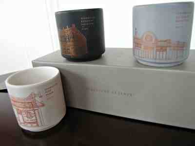 New STARBUCKS RESERVE 3 Mini TASTING CUPS Seattle Milano Shanghai DEMI 3 oz NIB - Sold on eBay Dec, 3rd 2019 for $79.90