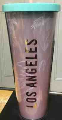 STARBUCKS  LOS ANGELES  VENTI COLD CUP TUMBLER  24 Oz SPRING 2019 Not Perfect. - Sold on eBay Dec, 3rd 2019 for $20.00