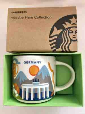 Starbucks Coffee 14oz mug Germany YAH You Are Here w/STAINED BOX Cover - Sold on eBay Dec, 3rd 2019 for $26.95