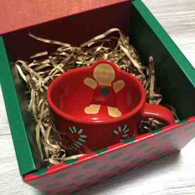 STARBUCKS JAPAN Holiday 2019 Mug Gingerbread Man Christmas Coffee Cup 8oz Box - Sold on eBay Dec, 3rd 2019 for $38.78