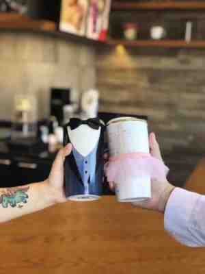 New Starbucks China 2018 12oz Sweet Heart Mr Or Mrs Double Wall Mug 1pc - Sold on eBay Dec, 3rd 2019 for $35.00