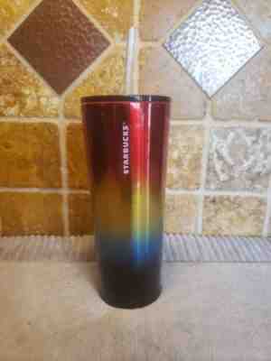 Starbucks Stainless Steel Pride Rainbow Tumbler 24oz NEW - Sold on eBay Dec, 3rd 2019 for $24.99
