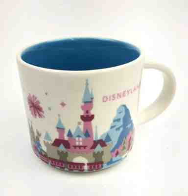 STARBUCKS Coffee Mug DISNEY Parks DISNEYLAND You Are Here Cup Pink White Castle - Sold on eBay Dec, 3rd 2019 for $35.95