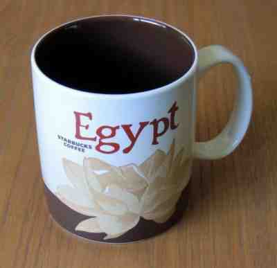 Starbucks Egypt Global Icon Mug Blue -Discontinued (Very Rare) - Sold on eBay Dec, 3rd 2019 for $130.00
