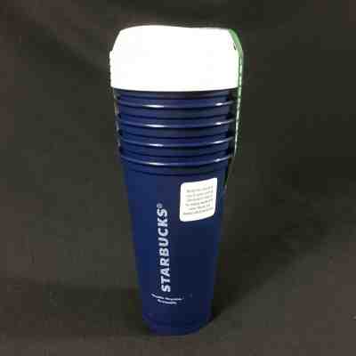 Starbucks Coffee Reusable To-Go Cups Navy Blue 5 Pack Travel Lid 16 oz Commuter - Sold on eBay Dec, 3rd 2019 for $16.01