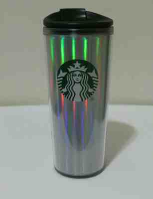 Starbucks 2018 Holiday Rainbow Iridescent Tumbler 16 oz ~ New, Free Shipping - Sold on eBay Dec, 3rd 2019 for $24.95