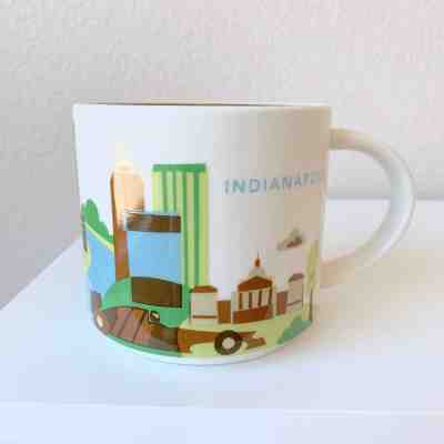 Starbucks You Are Here INDIANAPOLIS IN 2013 Mug Cup YAH - Sold on eBay Dec, 3rd 2019 for $23.99