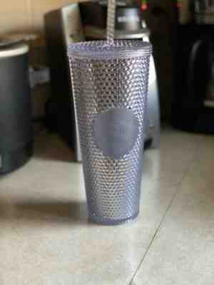 2019 Starbucks Studded Tumbler Silver Crystal  24 oz Cold Cup Holiday - Sold on eBay Dec, 3rd 2019 for $35.00