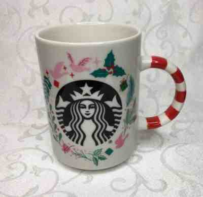2018 Starbucks Christmas Coffee 12 Oz Mug Candy Cane Striped Handle Holiday NEW - Sold on eBay Dec, 3rd 2019 for $19.95