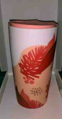 Starbucks Pink Red Floral Ceramic Tumbler - Sold on eBay Dec, 3rd 2019 for $20.99