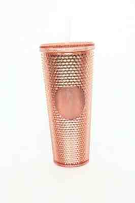 Starbucks Rose Gold Tumbler Venti 24 oz New women Gift Iridescent Cold Cup  - Sold on eBay Dec, 3rd 2019 for $41.25