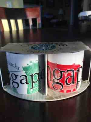 Lot of 2 Collector Series Starbucks City Collection Demitasse Mug Singapore 3 oz - Sold on eBay Dec, 3rd 2019 for $20.50