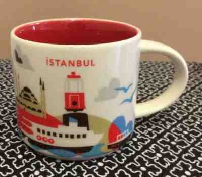 Starbucks Istanbul 2016  You Are Here Porcelain Coffee Tea Mug Cup Collectible - Sold on eBay Dec, 3rd 2019 for $22.00