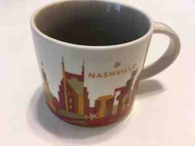 2013 Starbucks Nashville Ceramic Coffee Mug 16 ounce You Are Here Collection - Sold on eBay Dec, 3rd 2019 for $19.00