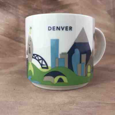 Denver Starbucks Mug You Are Here Collection 2014 YAH Coffee Cup 14 Oz - Sold on eBay Dec, 3rd 2019 for $26.00