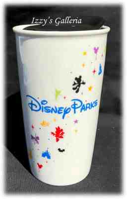 1st Ed Disney Parks Disneyland Starbucks Ceramic Tumbler Travel Mug 12oz Lid - Sold on eBay Dec, 3rd 2019 for $49.99