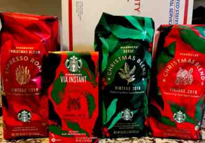 Starbucks Vintage Coffee Beans 2019 Lot - Sold on eBay Dec, 3rd 2019 for $49.99