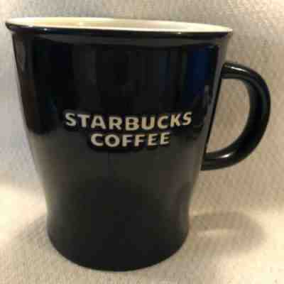 Starbucks Logo Coffee Mug Cup Black 2008 Mermaid Ceramic 8 oz - Sold on eBay Dec, 3rd 2019 for $17.99