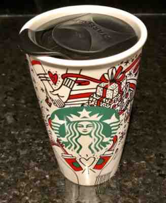 Starbucks 2017 Christmas Holiday Travel Tumbler Mug Coffee Cup Siren - Sold on eBay Dec, 3rd 2019 for $15.00