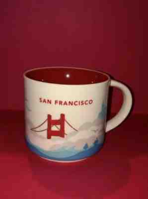 Starbucks San Francisco You Are Here Collection Coffee Mug Golden Gate Bridge - Sold on eBay Dec, 3rd 2019 for $17.80
