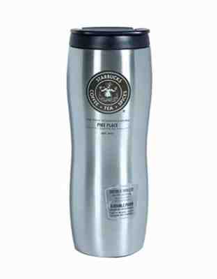 First Starbucks Pike Place Seattle Double Concord Stainless Tumbler 16oz New - Sold on eBay Dec, 3rd 2019 for $37.95