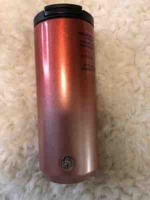 NEW Starbucks Holiday 2019 Red Silver Glitter Ombre Stainless Steel Tumbler 12oz - Sold on eBay Dec, 3rd 2019 for $20.00