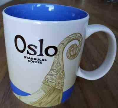Starbucks Oslo "Global Icon City Collector" Coffee Mug Cup 16Oz 2016 "Rare" - Sold on eBay Dec, 3rd 2019 for $49.95
